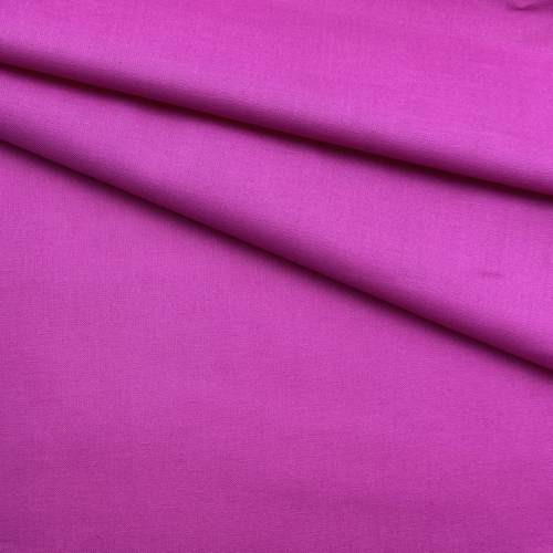 Ткань Хлопок  розового цвета однотонная 16830